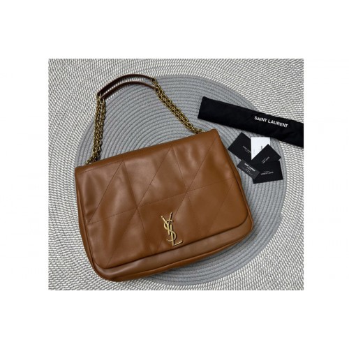 YSL JAMIE 4.3 bag IN Brown LAMBSKIN