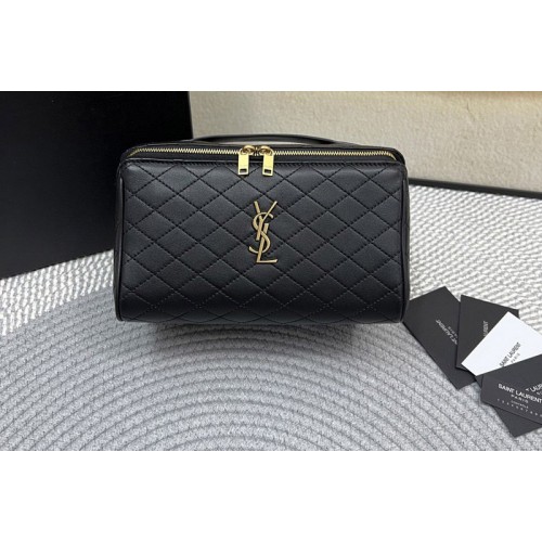 YSL GABY VANITY CASE IN QUILTED LAMBSKIN