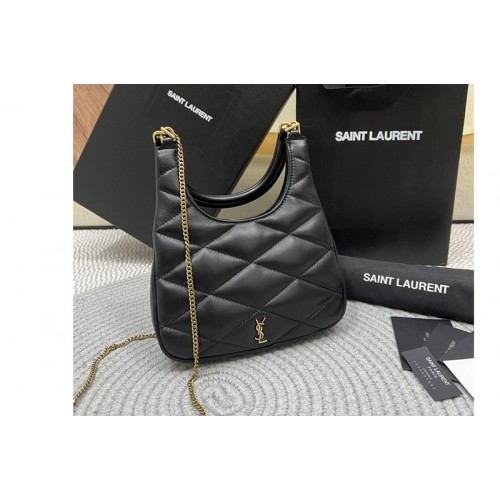 YSL SADE hobo Bag in Black lambskin YSL SADE hobo Bag in Black lambskin