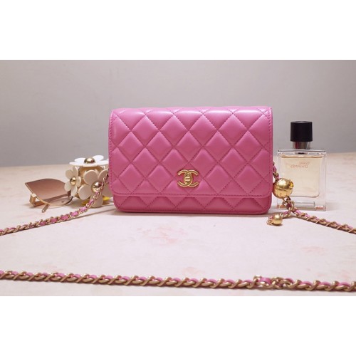 Chanel AP1450 Woc Wallet on Chain Bag in Rosy Lambskin