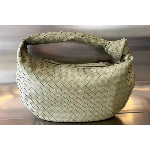 Bottega Veneta Small Jodie Bag in Travertine Leather Bottega Veneta Small Jodie Bag in Travertine Leather