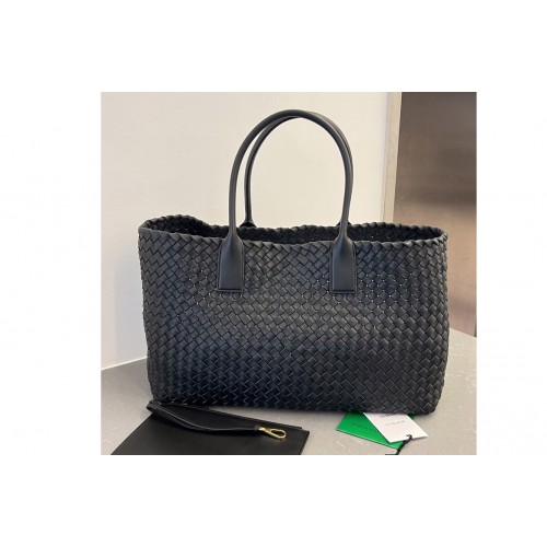 Bottega Veneta Large Cabat tote bag in Black intrecciato leather Bottega Veneta Large Cabat tote bag in Black intrecciato leather