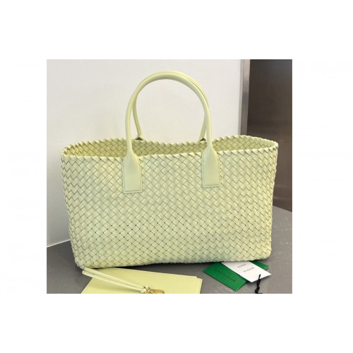 Bottega Veneta Large Cabat tote bag in Zest washed intrecciato leather