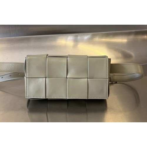 Bottega Veneta Cassette Belt Bag in Grey Leather