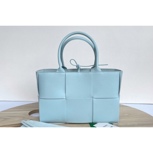 Bottega Veneta Arco Mini tote bag in Light Blue Intrecciato Nappa leather Bottega Veneta Arco Mini tote bag in Light Blue Intrecciato Nappa leather