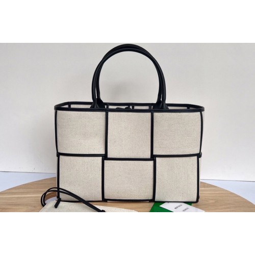 Bottega Veneta Medium Arco Tote Bag in intreccio canvas Bottega Veneta Medium Arco Tote Bag in intreccio canvas