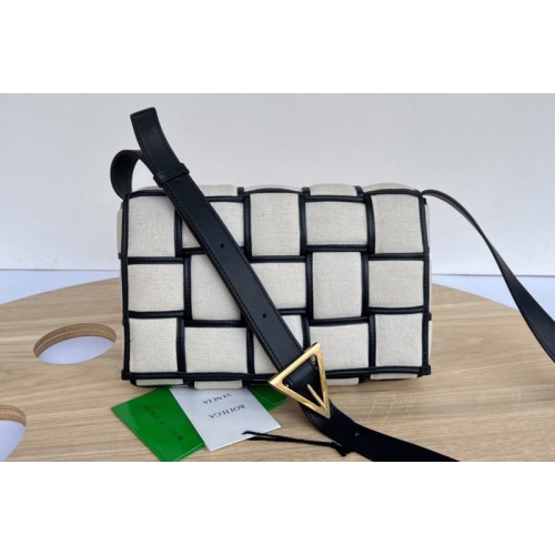 Bottega Veneta Padded Cassette cross-body bag in intreccio canvas