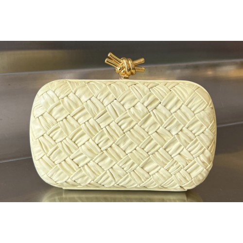 Bottega Veneta Knot Clutch Bag in Ice-Cream Leather Bottega Veneta Knot Clutch Bag in Ice-Cream Leather