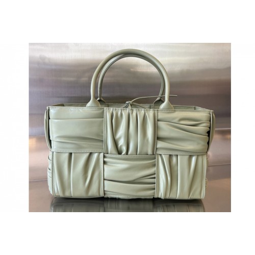 Bottega Veneta Small Arco Tote Bag in Travertine Leather Bottega Veneta Small Arco Tote Bag in Travertine Leather
