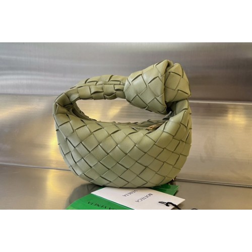 Bottega Veneta Candy Jodie Bag in Green intreccio leather Bottega Veneta Candy Jodie Bag in Green intreccio leather