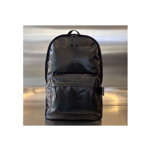 Bottega Veneta Medium Archetype Backpack in Black Leather