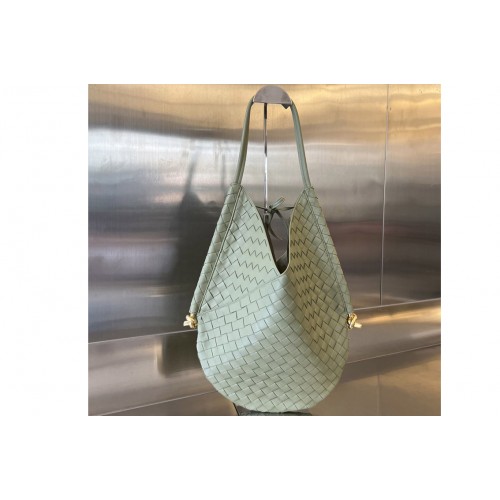 Bottega Veneta Solstice Shoulder Bag in Travertine Leather Bottega Veneta Solstice Shoulder Bag in Travertine Leather