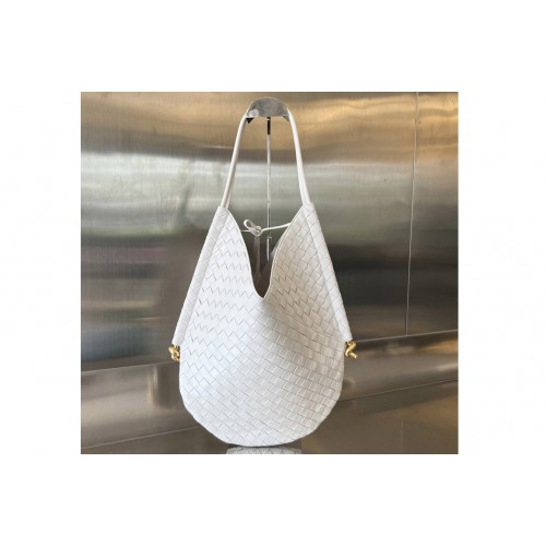 Bottega Veneta Solstice Shoulder Bag in White Leather