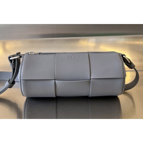 Bottega Veneta Small Canette Bag in Grey Leather
