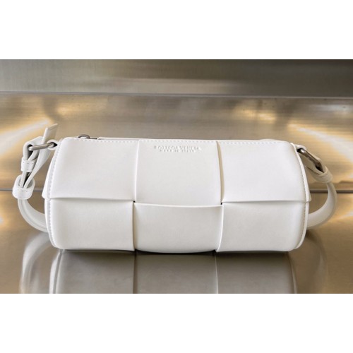 Bottega Veneta Small Canette Bag in White Leather