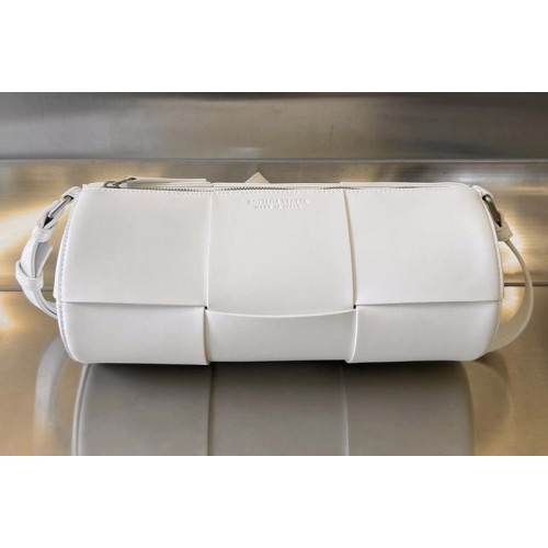 Bottega Veneta Medium Canette Bag in White Leather