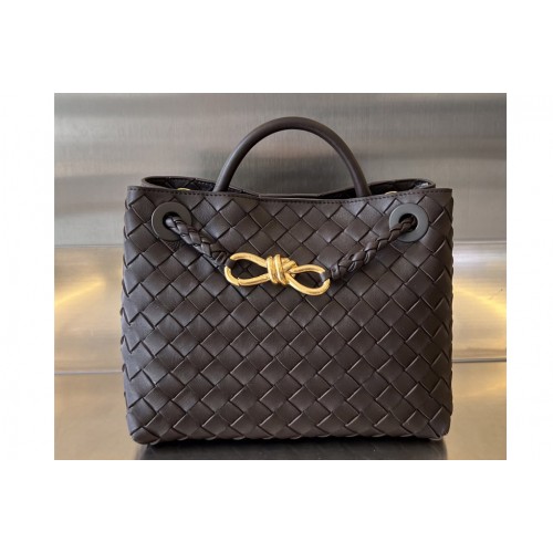 Bottega Veneta Small Andiamo Bag in Dark Brown Leather Bottega Veneta Small Andiamo Bag in Dark Brown Leather