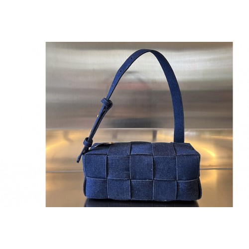 Bottega Veneta Cassette Bag in Indigo Denim