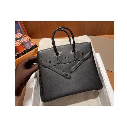 Hermes Birkin 25 bag in all Black