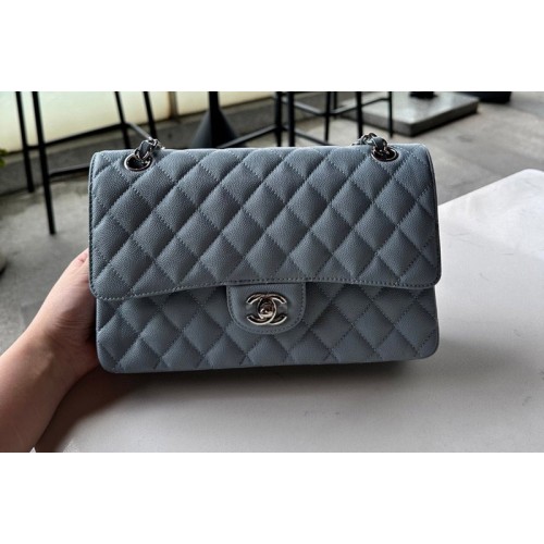 Chanel A01112 Classic 11.12 Handbag in Light Blue Calfskin Chanel A01112 Classic 11.12 Handbag in Light Blue Calfskin