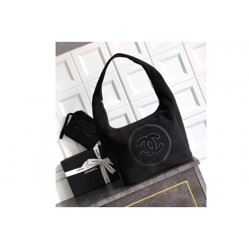 Chanel AAA938 Beachwear Set in Black Cotton