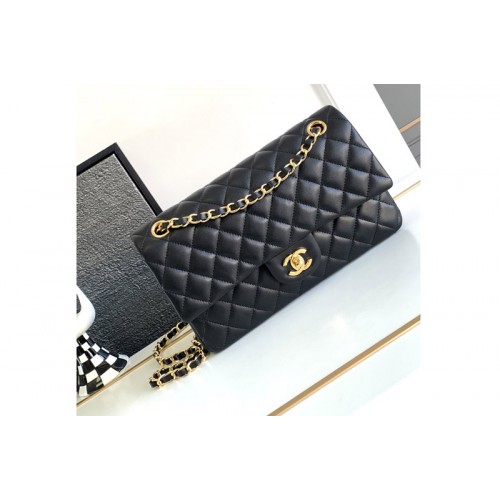 Chanel 11.12 Classic Handbag A01112 in Black Leather Chanel 11.12 Classic Handbag A01112 in Black Leather