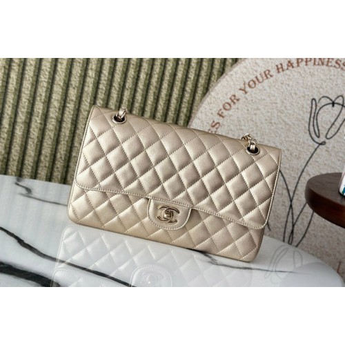 Chanel 11.12 Classic Handbag A01112 in Gold Leather Chanel 11.12 Classic Handbag A01112 in Gold Leather