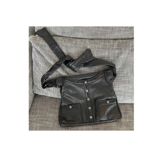 Chanel Vintage Bag in Black Leather