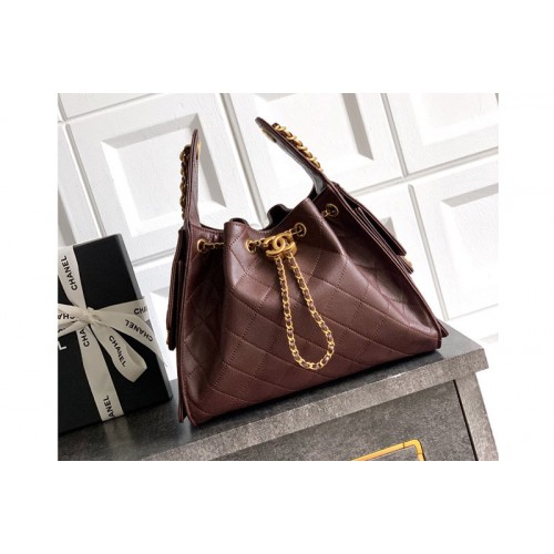 Chanel 25 Small Handbag AS5293 in Coffee Leather Chanel 25 Small Handbag AS5293 in Coffee Leather