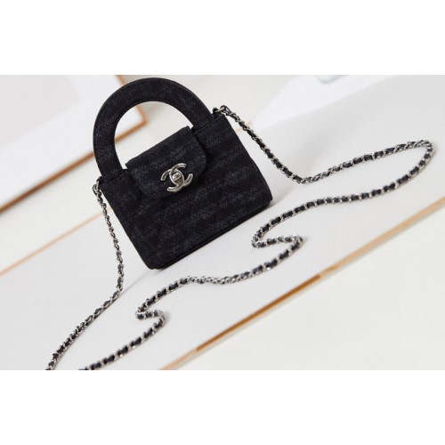 Chanel AP3435 Clutch with Chain Bag in Printed Denim Chanel AP3435 Clutch with Chain Bag in Printed Denim