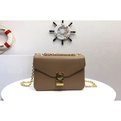 Celine Classic Box Shoulder Bag Calf Leather 8013 Khaki
