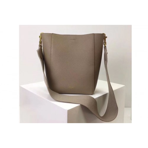 Celine Sangle Small Bucket Bags Soft Grained Calfskin Leather Beige Celine Sangle Small Bucket Bags Soft Grained Calfskin Leather Beige