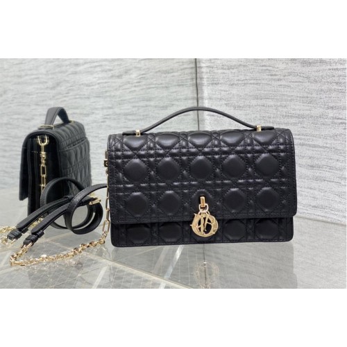 Dior M0997 Christian Dior Miss Dior Top Handle bag in Black Cannage Lambskin Dior M0997 Christian Dior Miss Dior Top Handle bag in Black Cannage Lambskin