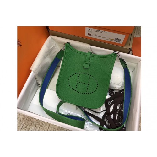 Hermes Evelyne Mini Bag in Green Togo Leather