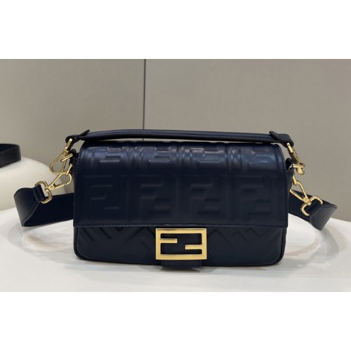 Fendi 8BR600 Baguette medium bag in Black nappa leather bag Fendi 8BR600 Baguette medium bag in Black nappa leather bag