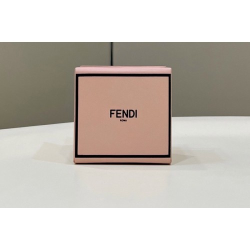 Fendi 7AR917 Mini box type Key Case accessories key charm Bag Charm in Pink Leather