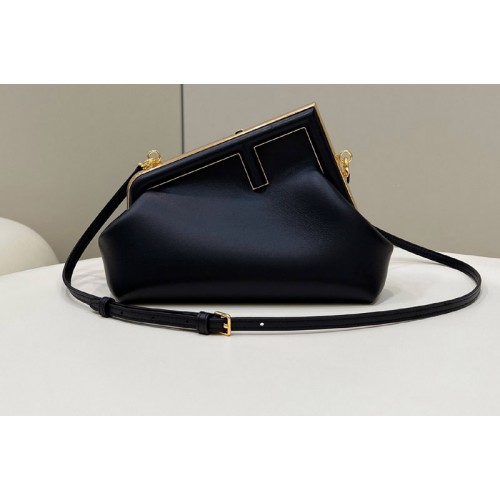 Fendi 8BP129 Fendi First Small bag in Black leather