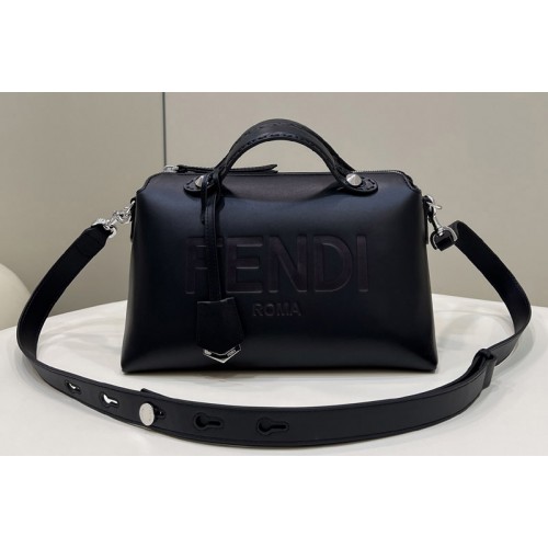 Fendi 8BL145 By The Way Mini small Boston bag in Black leather
