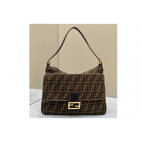 Fendi Vintage Shoulder Bag in FF jacquard fabric