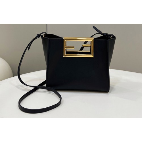 Fendi Way Small Bag in Black Leather