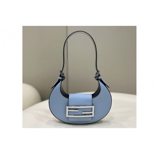 Fendi 8BS065 Fendi Cookie mini bag in Light blue leather Fendi 8BS065 Fendi Cookie mini bag in Light blue leather
