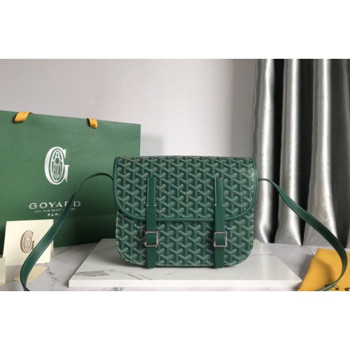 Goyard Belvedere MM bag in Green Goyardine Canvas Goyard Belvedere MM bag in Green Goyardine Canvas