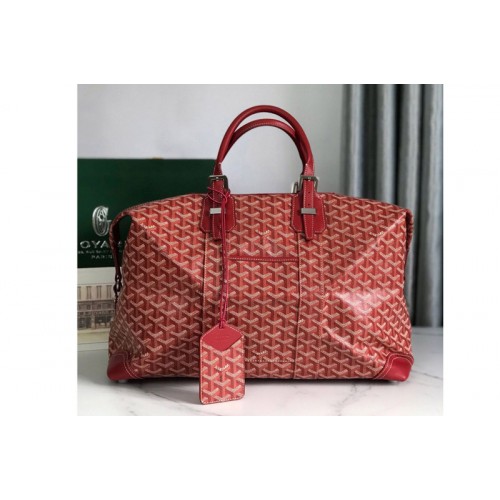 Goyard Bowling 45 bag in Red Goyardine Canvas