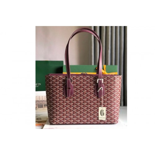 Goyard tote bag in Burgundy Goyardine Canvas