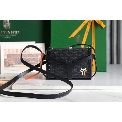 Goyard Minaudiere trunk bag in Black Goyardine Canvas Goyard Minaudiere trunk bag in Black Goyardine Canvas