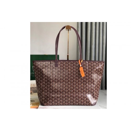 Goyard Artois MM bag in Burgundy Goyardine Canvas Goyard Artois MM bag in Burgundy Goyardine Canvas