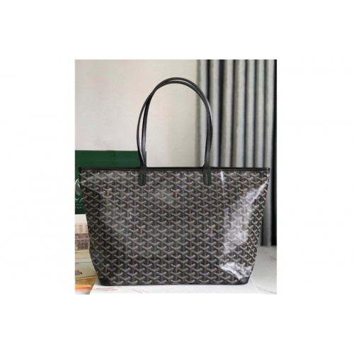 Goyard Artois MM bag in Black Goyardine Canvas Goyard Artois MM bag in Black Goyardine Canvas