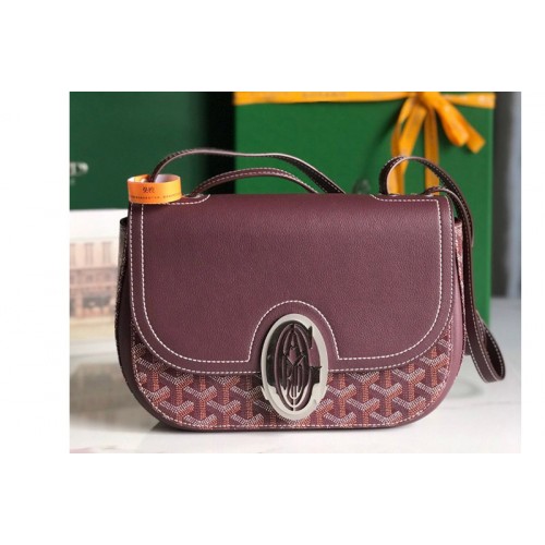 Goyard 233 bag in Burgundy Goyardine Canvas