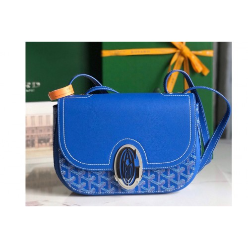 Goyard 233 bag in Blue Goyardine Canvas