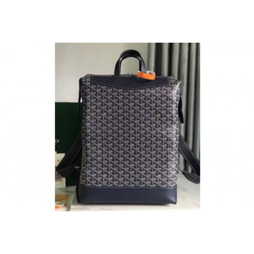 Goyard Cisalpin backpack in Navy Blue Goyardine Canvas & Chevroches Calfskin Goyard Cisalpin backpack in Navy Blue Goyardine Canvas & Chevroches Calfskin